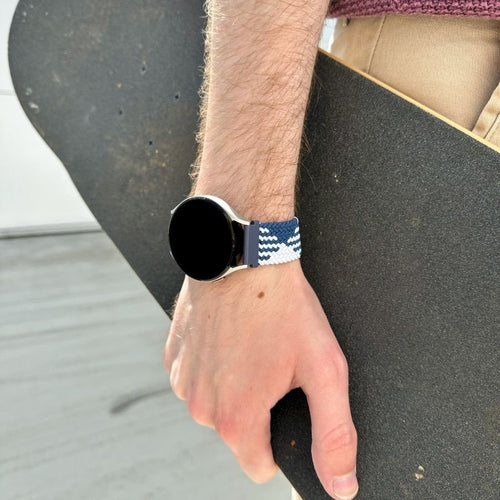 Bracelet tissé réglable Redmi Watch 5 Lite (bleu/blanc)