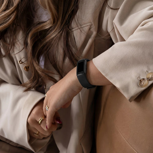 Bracelet silicone Fitbit Inspire (noir)