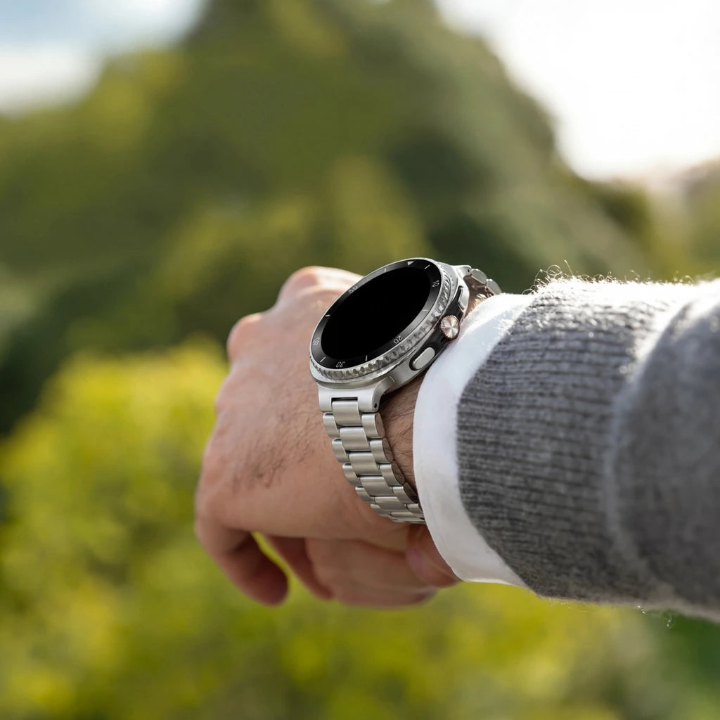 Samsung Galaxy Watch 8 Classic Steel Strap (Silver)