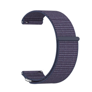 Bracelet nylon universel 24mm (indigo bleu)