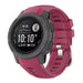 Bracelet silicone Garmin Instinct 2s (vin rouge)