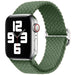 Bracelet nylon tressé Apple Watch (vert)
