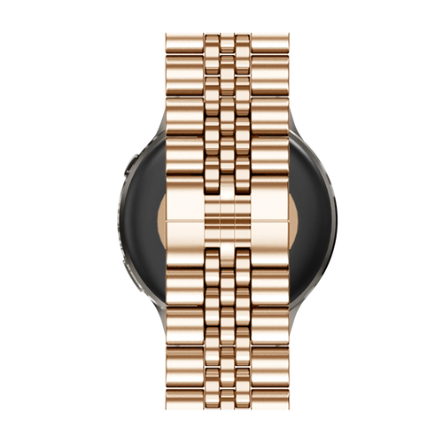 Bandz Bracelet acier 'Jubilee' Garmin Forerunner 265s (rose or)