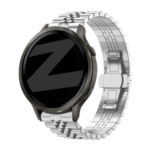 Bandz Bracelet acier 'Jubilee' Garmin Forerunner 265s (argent)