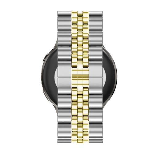 Bandz Garmin Vivoactive 4s Steel Strap 'Jubilee' (Silver/Gold)