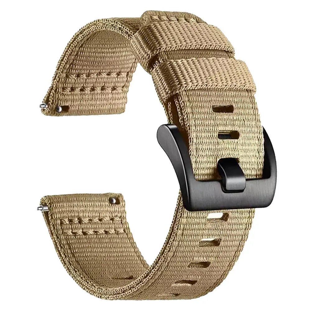 Garmin Venu X1 Nylon Buckle Strap (Khaki)