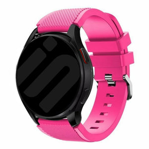 Bracelet silicone sergé Amazfit Bip 6 (rose brillante)