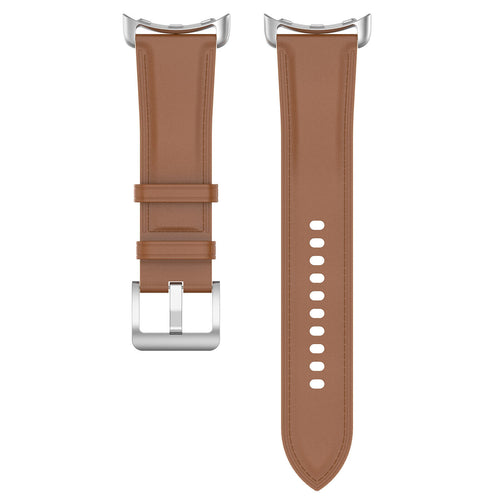 Google Pixel Watch 4 - 41mm Leather Strap (Brown)