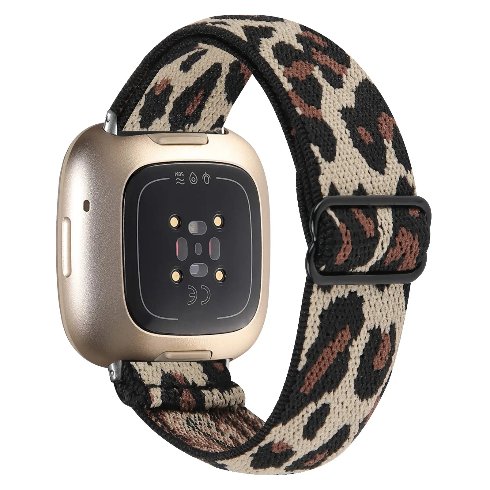 Bracelet élastique Fitbit Sense (léopard)