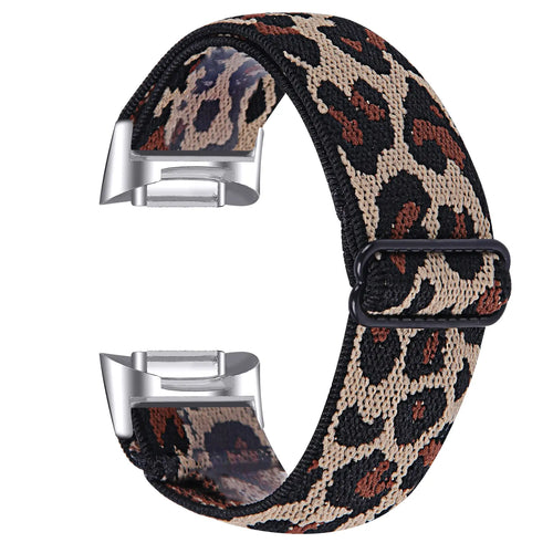 Bracelet élastique Fitbit Charge 6 (léopard)