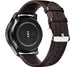 Bracelet montre 22mm cuir  - universel (marron foncé)