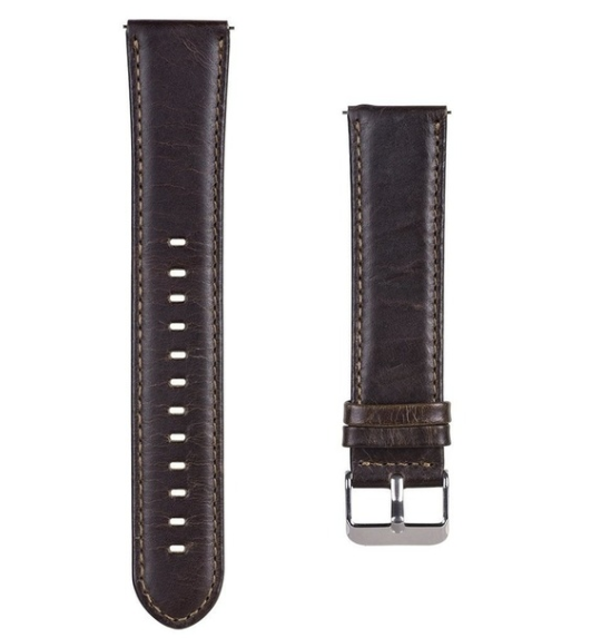 Bracelet cuir Coros Apex 2 (marron foncé)