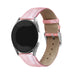Bracelet cuir motif crocodile Samsung Galaxy Watch 4 Classic 46mm (rose)