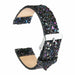 Fossil Gen 5 Leather Glitter Strap (Black)