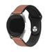 Bracelet cuir hybride Samsung Galaxy Watch 6 Classic 47mm (marron clair)