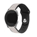 Bracelet hybride cuir Samsung Galaxy Watch Active (blanc)