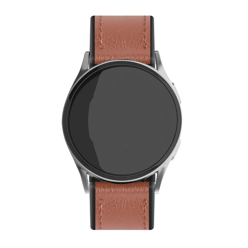 Bracelet cuir hybride Amazfit Bip 5 (marron clair)
