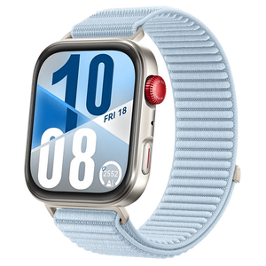 Huawei Watch Fit 4 Nylon Wave Strap (Light Blue)