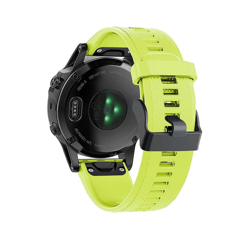 Bracelet silicone Garmin Forerunner 955 (vert clair)