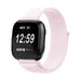 Bracelet nylon Fitbit Versa (rose clair)