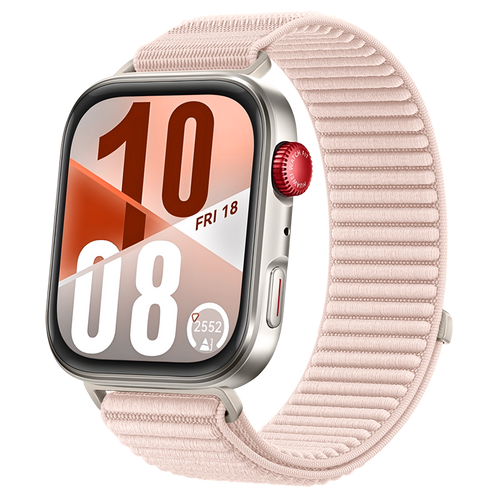 Huawei Watch Fit 3 Nylon Wave Strap (Light Pink)