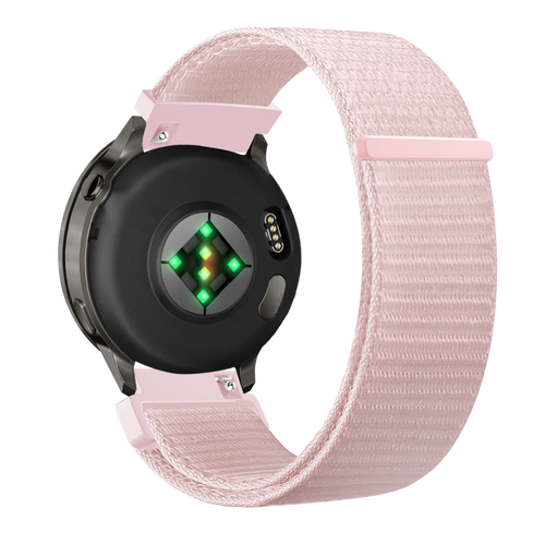 Bandz Bracelet nylon Loop Garmin Forerunner 165 (rose clair)