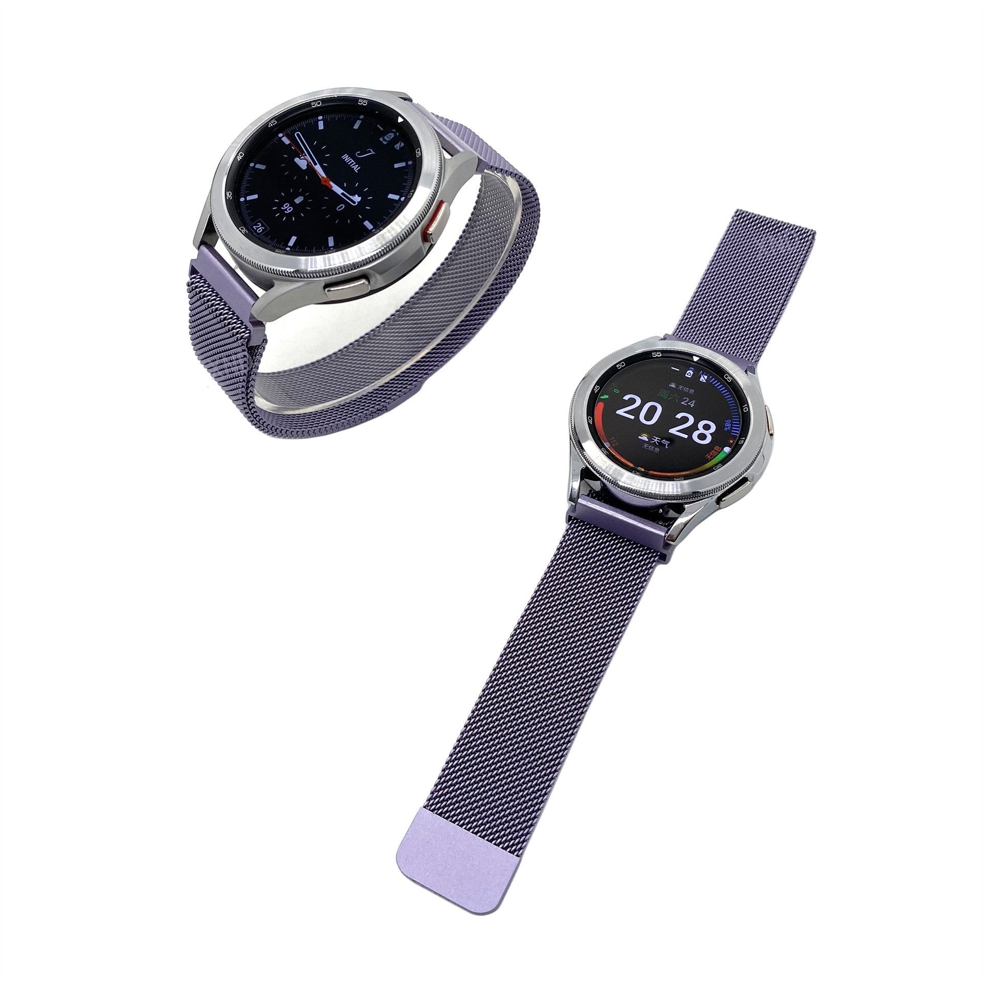Bracelet milanais Huawei Watch GT 3 Pro 43mm (violet clair)