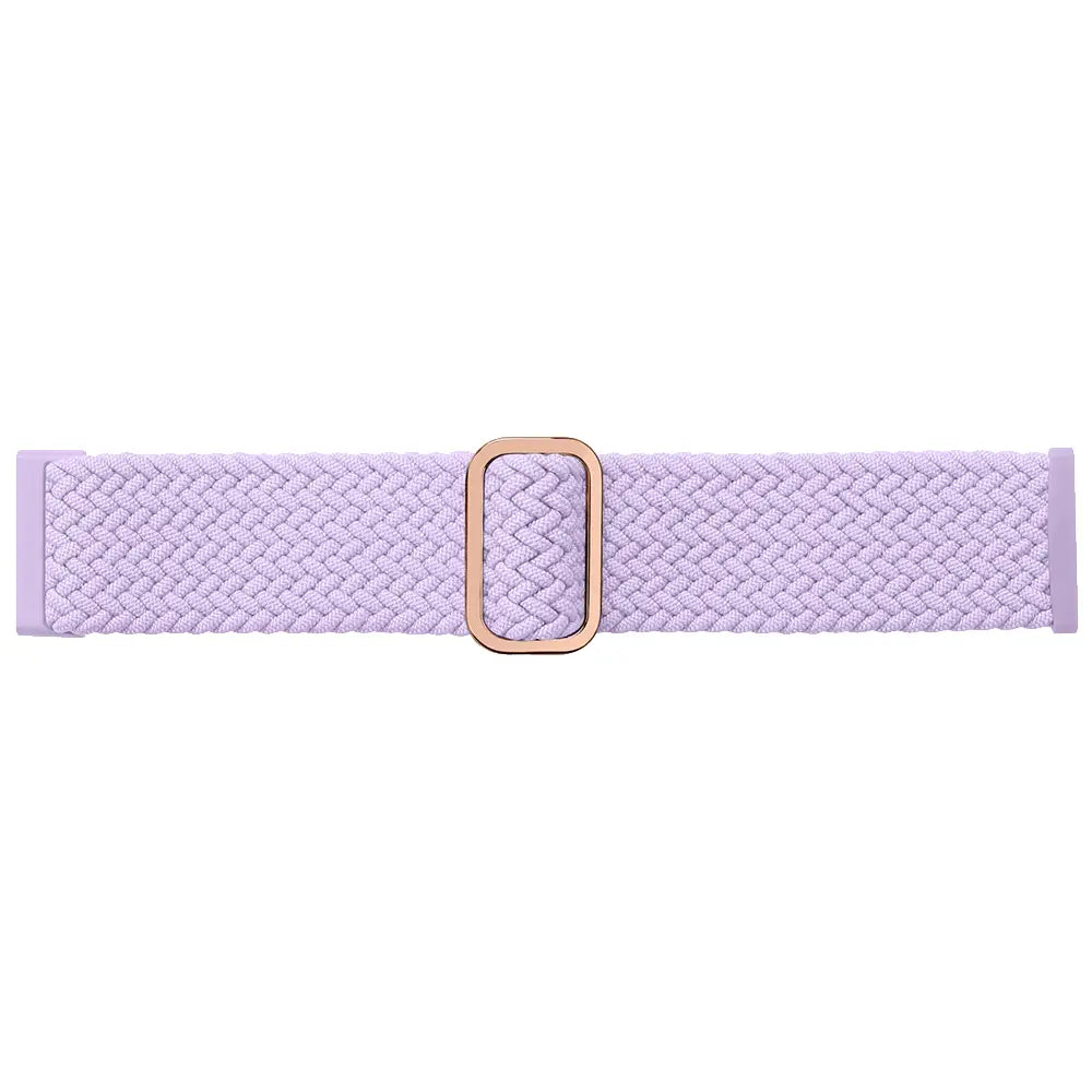 Fitbit Versa 4 Adjustable Woven Strap (Light Purple)