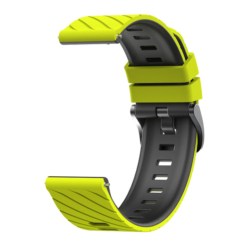 Bracelet twill sport Motorola Moto Watch - 47mm (jaune vif/noir)