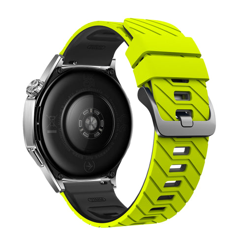 Bracelet twill sport Motorola Moto Watch - 47mm (jaune vif/noir)