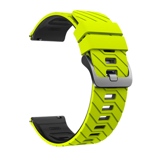 Bracelet twill sport Motorola Moto Watch - 47mm (jaune vif/noir)