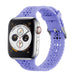 Bracelet silicone à motifs Apple Watch (lilas)