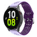 Bracelet silicone avec motif Samsung Galaxy Watch 5 44mm (lila/violet)