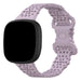 Fitbit Sense 2 Patterned Silicone Strap (Lilac)