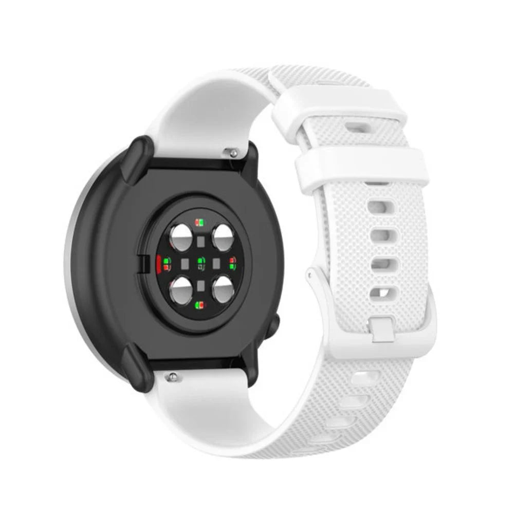 Bracelet silicone 'Premium' Suunto 9 Peak Pro (blanc)