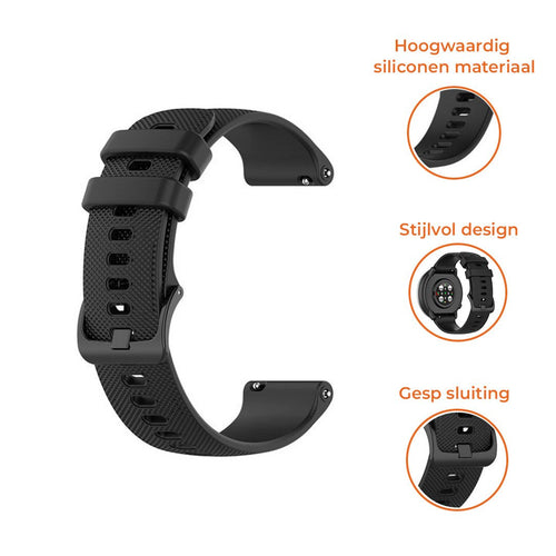 Bracelet en silicone de luxe Polar Vantage M3 (noir)