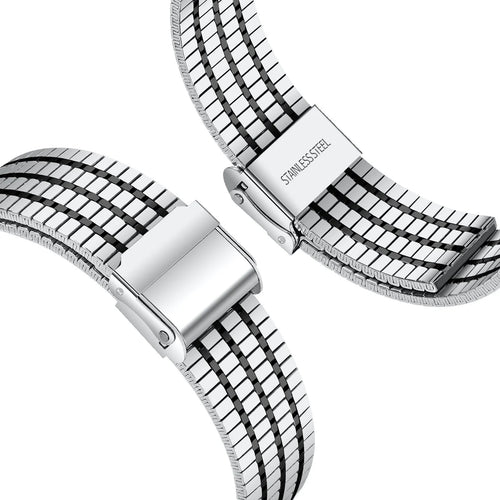Bracelet acier fine Coros Pace 3 (argent/noir)