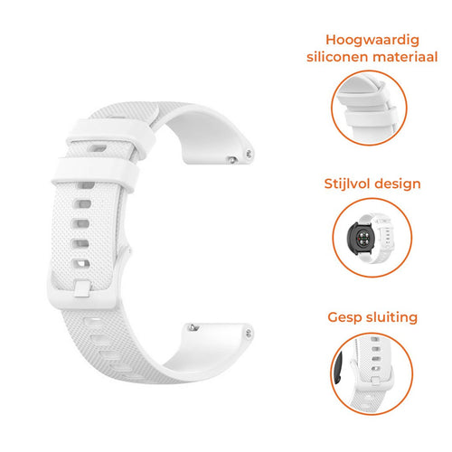 Bracelet en silicone de luxe Polar Vantage M3 (blanc)