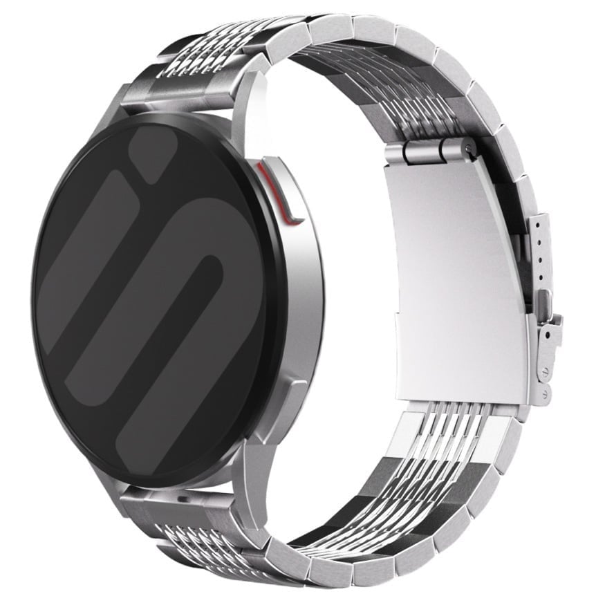 Bracelet luxe à maillons acier Huawei Watch GT 5 Pro 46mm (argent)