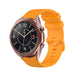 Samsung Galaxy Watch 3 41mm Premium Silicone Strap (Orange)