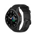 Bracelet silicone luxe Samsung Galaxy Watch 4 Classic 46mm (noir)