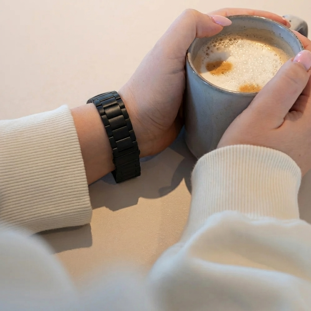 Fitbit Charge 5 Metal Strap (Black)