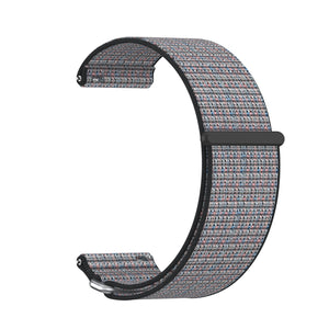 Bracelet nylon universel 24mm (gris-bleu)