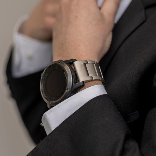 Bracelet titane magnétique Garmin Fenix 7x (titanium)