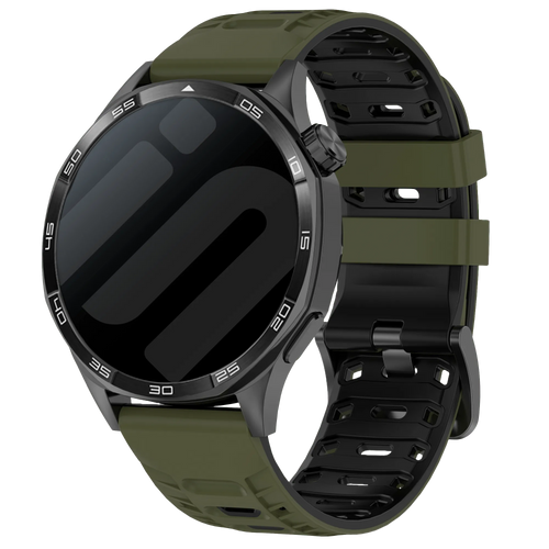 Motorola Moto Watch - 47mm Mecha Sport Strap (Army Green/Black)