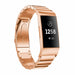Fitbit Charge 4 Metal Strap (Rose Gold)