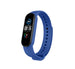 Bracelet silicone Xiaomi Mi Band 6 (bleu)