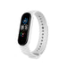 Bracelet silicone Xiaomi Mi Band 5 (blanc) 