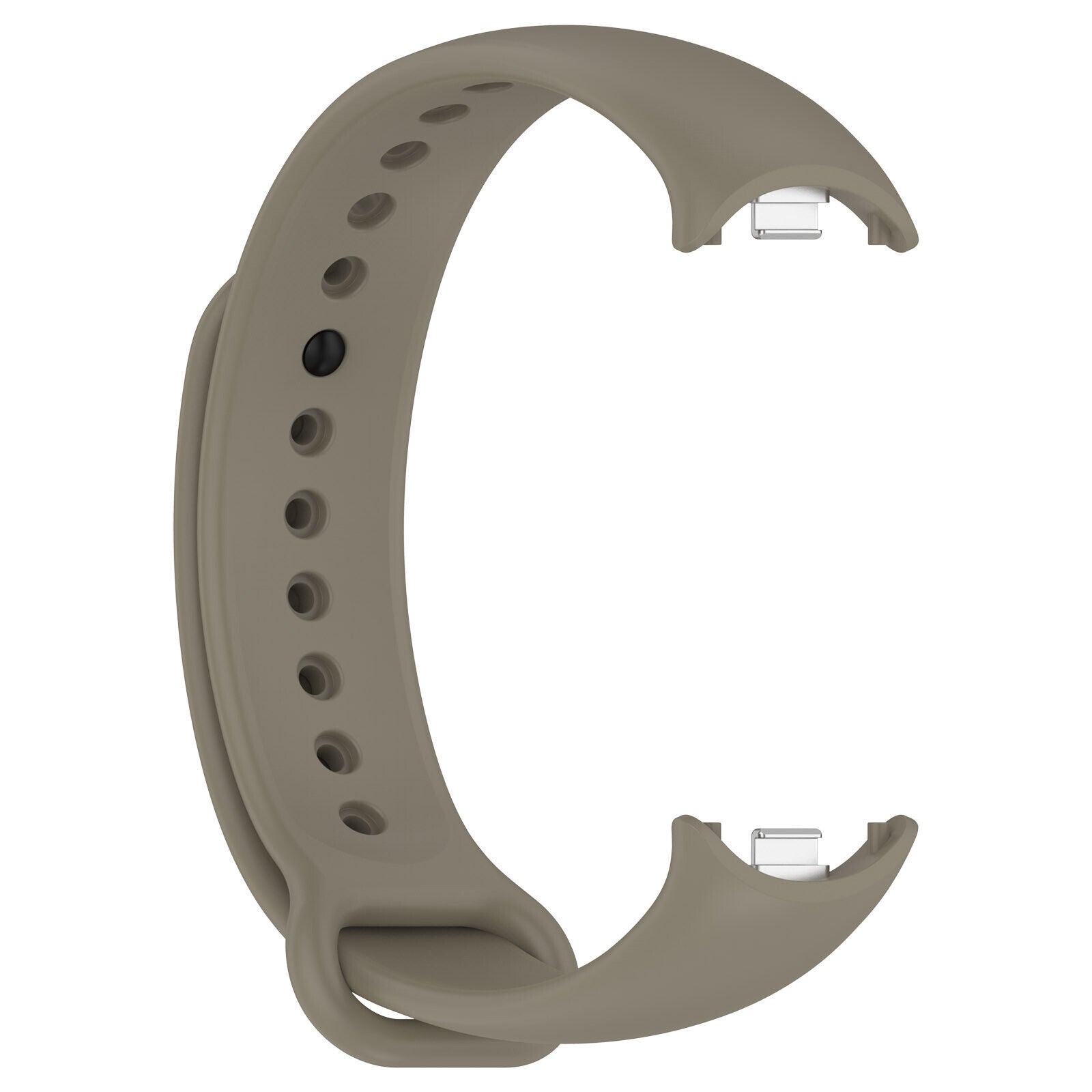 Bracelet silicone Xiaomi Smart Band 10 (gris foncé)