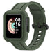 Bracelet silicon avec frame Xiaomi Mi Watch Lite (vert foncé)
